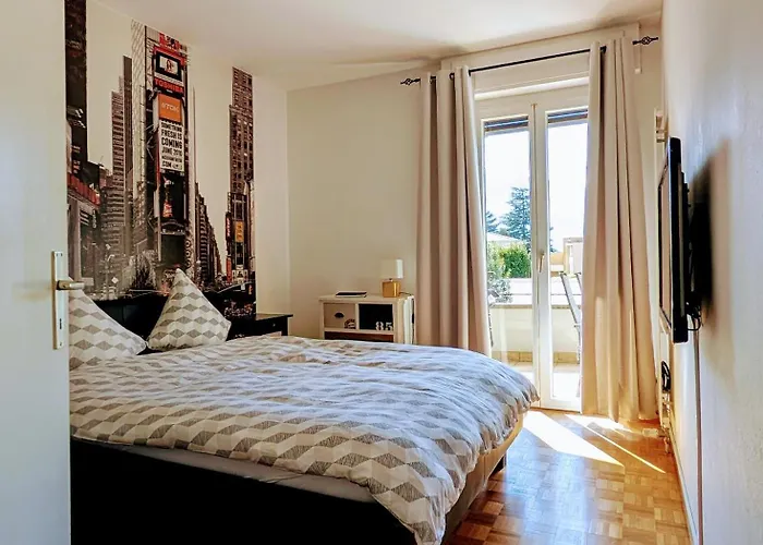 Locarno, Casa Pioda - Nahe Zentrum, Mit Balkon Und Parkplatz